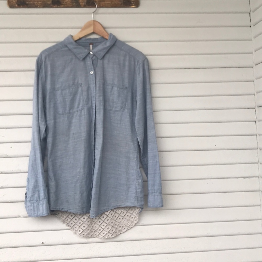 Free people chambray top